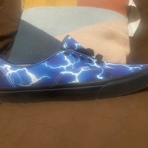 🥑Vans Authentic (Lightning) Black/Blue Men’s shoes